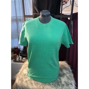 Neon green thermal Ralph Lauren tshirt size large
